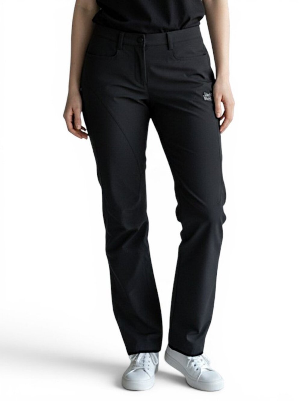 JACK WOLFSKIN Black UV Shield Hiking Outdoor Stretch Pants size S
